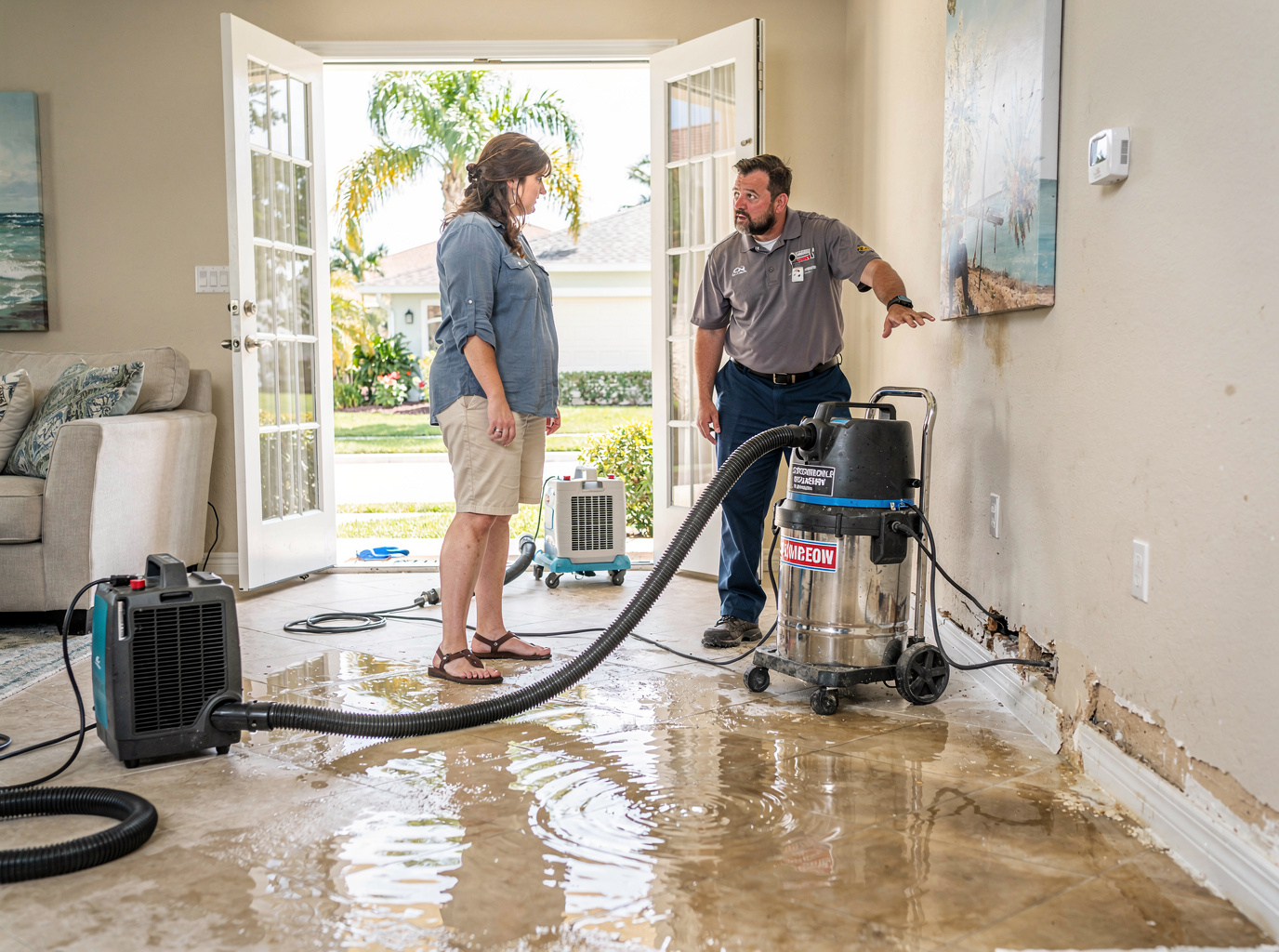Water Damage Restoration in Florida: What Homeowners Should Do First