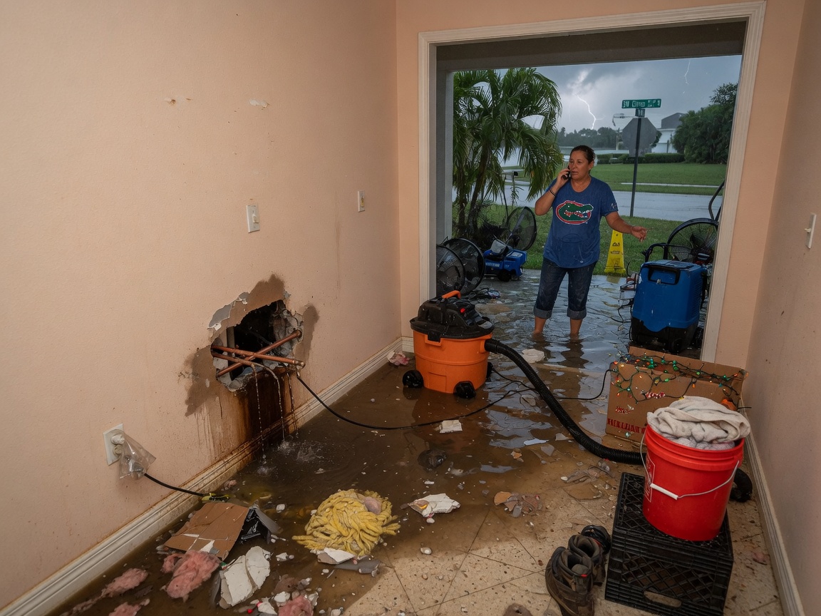 What To Do After a Pipe Bursts in Your Florida Home